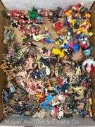 Group of Scale Layout Figures, Animals, Etc.