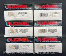 (6) Lionel Illinois Central Passenger Cars, with Original Boxes