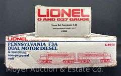 Lionel No. 8970 Pennsylvania F3 ABA Diesel Locomotive Set, with Original Box