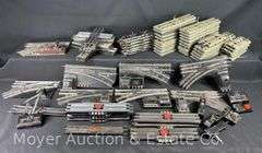 Group of O Gauge Switches, X Crossing, Powered Track, Etc., Most Lionel