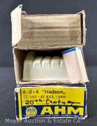 (3) AHM HO Scale Steam Locomotives and Tenders, with Boxes