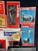 Group of Lionel Accessories, Watch Tower, Crossing Gates, Bridge, Etc.