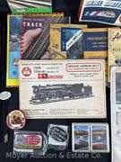 Group of Asst. Model Railroad Paper, Books, Patches, Bolo Tie, Etc.