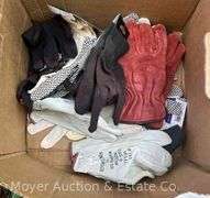 Group of Work Gloves, Most Appear New