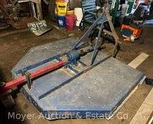 3Pt. Brush Hog, 6’ Wide, Maker Unknown, (3pt. Bracket Needs Welding)