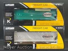 (2) K-Line Hopper Cars, No. K6243-1751 and 1752, with Original Boxes