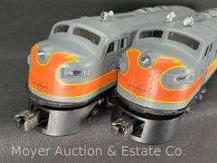 Lionel Milwaukee Road F-3 ABA Diesel Locomotive Set, No. 8555, 8557 and 8575