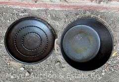 Cast Iron Dutch Oven with Lid, Older, Marked with 8, 10"w