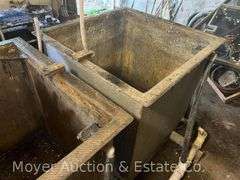 (4) Steel Fiberglass Lined Tanks, 34”x34”x30”h Overall, 30”x30”x30” Inside Dimensions