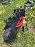 TopFlite Golf Bag with Asst. Golf Clubs