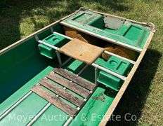 11’ Fiberglass Jon Boat, Condition Unknown