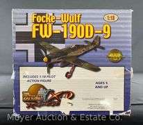21st Century Toys Focke Wulf FW-190D-9 1:18 Scale Plastic Airplane Model, with Original Box