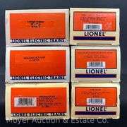 (6) Asst. Lionel Freight Cars, with Original Boxes