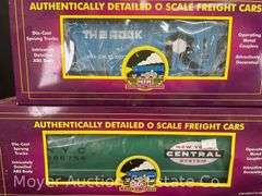 (4) MTH Hopper Cars, with Original Boxes