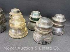 (9) Asst. Glass Insulators