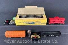 Group of American Flyer S Gauge Cars, Track, Etc.