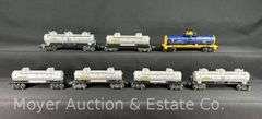 (7) Lionel Tank Cars