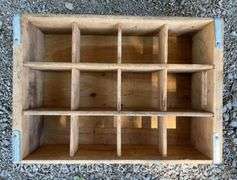 Royal Crown Cola Wooden Crate, 17.5"x12"x5"h