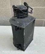 Perko Marine Navigation Lantern, Clear Glass Lens, 15"h