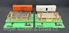 Lionel No. 3472 Operating Milk Car and No. 3656 Operating Cattle Car