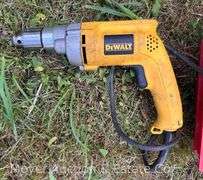 DeWalt Corded Drill with Hole Saws, Drill Bits, and Tool Box