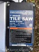 Chicago Electric 7” Bridge Tile Saw with Stand