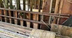 Antique 40’ Wooden Extension Ladder