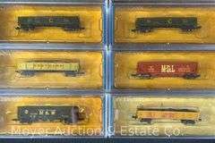 (10) Asst. Bachmann N Scale Premium Silver Series Freight Cars, with Original Plastic Cases