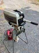 1988 Johnson 4.0hp 2 Stroke Outboard Motor, with 3gal. Plastic Gas Tank, Model #J4RCCS, Turns Over