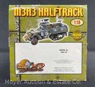 21st Century Toys US M3A3 Halftrack, 1:18 Scale Plastic Tank Model, with Original Box
