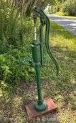 Myers Well Pump, Restored, on Wood Base