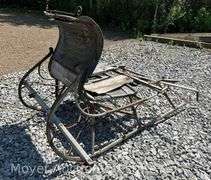 Wooden Sleigh Frame, See Pictures for Condition, Approx. 39" Wide x 72" Long