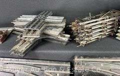 Group of O Gauge Switches, X Crossing, Powered Track, Etc., Most Lionel