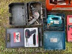 Group of Asst. Power Tools, Some with Cases