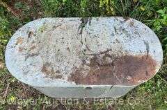 Galvanized Stock Water Tank, 46"w x 24"h