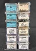 (12) Asst. Atlas N Scale Freight Cars, with Plastic Cases
