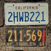 Group of Asst. License Plates