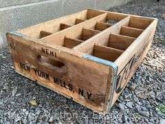 Royal Crown Cola Wooden Crate, 17.5"x12"x5"h