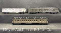(3) Asst. K-Line Passenger Cars, 2 with Original Boxes
