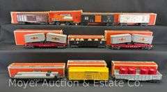 (10) Lionel Freight Cars, with Boxes