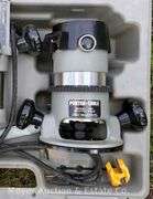 Porter Cable Router with Base, Accessories, and Case