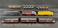(6) HO Scale Diesel Locomotives, Some with "B" Units