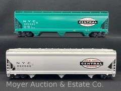 (2) K-Line Hopper Cars, No. K6243-1751 and 1752, with Original Boxes