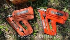 (2) Pasloed Impulse Nail Guns with Accessories