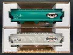 (2) K-Line Hopper Cars, No. K6243-1751 and 1752, with Original Boxes