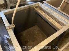 (3) Stainless Steel Tanks, 34”x34”x30”h Overall, 30”x30”x30” Inside Dimensions