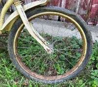 Vintage Banana Seat Bike, Rusty