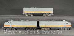 Lionel Milwaukee Road F-3 ABA Diesel Locomotive Set, No. 8555, 8557 and 8575