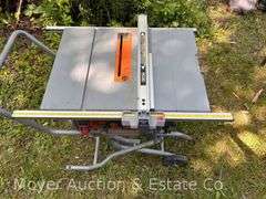 Rigid 10” Table Saw with Folding Stand