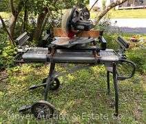 Delta 10” Sliding Compound Miter Saw with Rigid Folding Miter Saw Stand